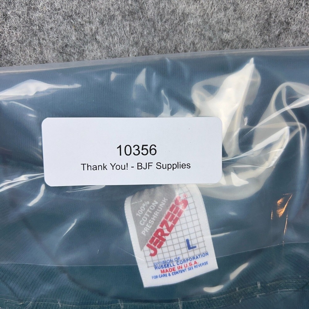 VTG Hawaii Shirt Mens Large Green Maui Aloha Kauai Island Puff Print Tee USA 90s - Picture 12 of 12